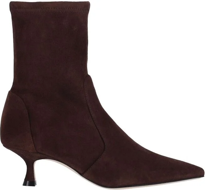 Stuart Weitzman Naomi Pointed-Toe Ankle Boots