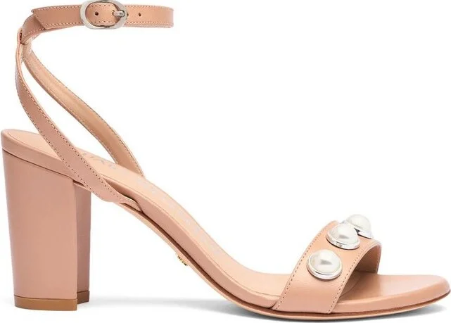 Stuart Weitzman Nearlybare Portia Heeled Sandals