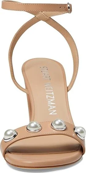 Stuart Weitzman Nearlybare Portia Sandal Women's Sandals Adobe : 10.5 M, Leather - Image 2