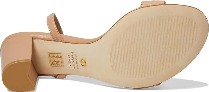 Stuart Weitzman Nearlybare Portia Sandal Women's Sandals Adobe : 10.5 M, Leather - Image 3
