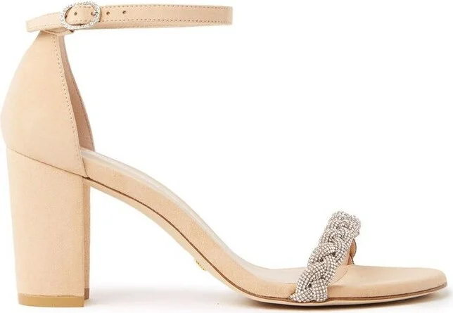 Stuart Weitzman Nearlynude Highshine Sandals