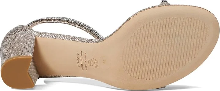 Stuart Weitzman Nearlynude Stefanie Sandal Women's Sandals Poudre/Clear : 10 M, Leather - Image 3