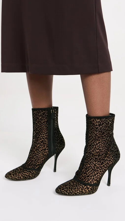 Stuart Weitzman Noche 100 Zip Booties - Image 4