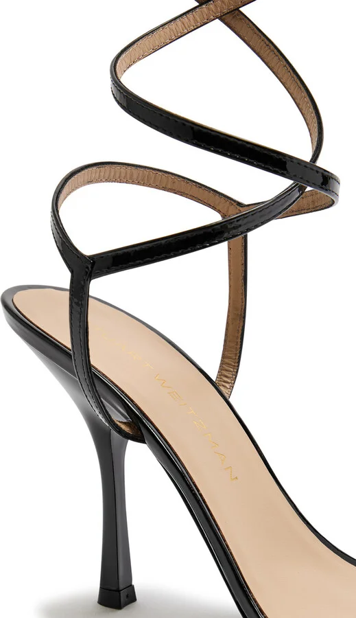 Stuart Weitzman Nudist 100 Patent Leather Sandals - Image 4