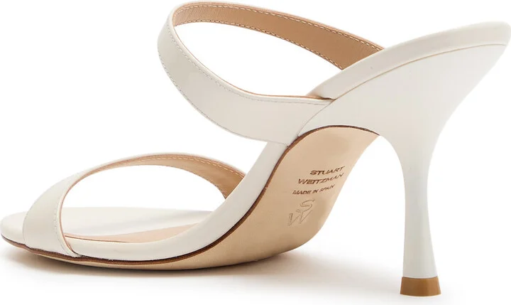 Stuart Weitzman Nudist 85 Patent Leather Mules - Image 2