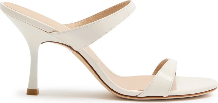 Stuart Weitzman Nudist 85 Patent Leather Mules