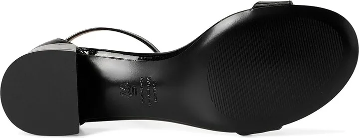 Stuart Weitzman Nudist Block 35 Women's Wedge Shoes Black : 6 M, Leather - Image 3