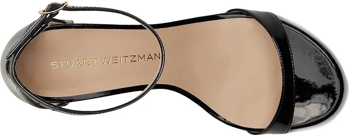 Stuart Weitzman Nudist Block 50 Women's Shoes Black : 5 M, Leather - Image 2