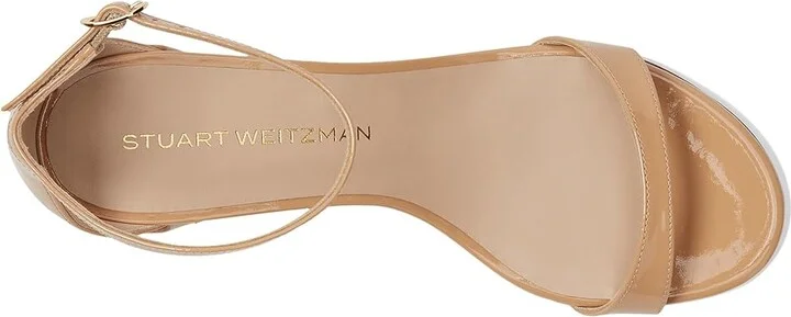 Stuart Weitzman Nudist Block 50 Women's Shoes Black : 5 M, Leather - Image 8