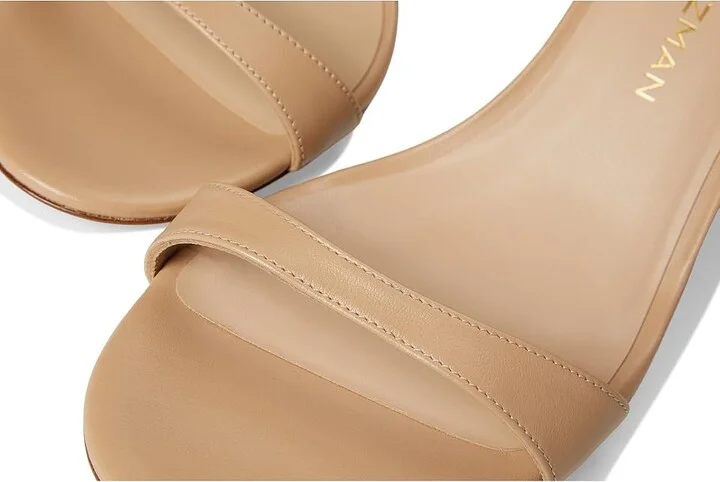 Stuart Weitzman Nudist Block 75 Women's Sandals Adobe 1 : 11.5 M, Leather - Image 7