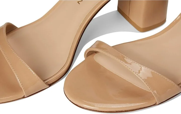 Stuart Weitzman Nudist Block 75 Women's Sandals Adobe : 5.5 M, Leather - Image 7