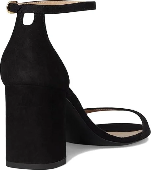Stuart Weitzman Nudist Block 75 Women's Sandals Black : 6.5 M, Leather - Image 4