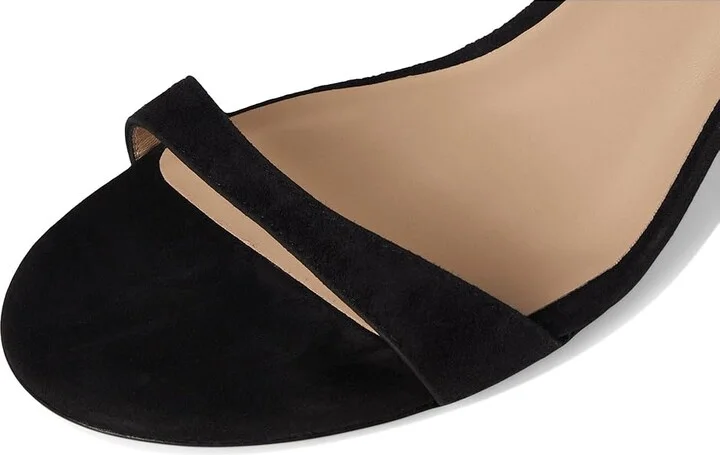 Stuart Weitzman Nudist Block 75 Women's Sandals Black : 6.5 M, Leather - Image 7