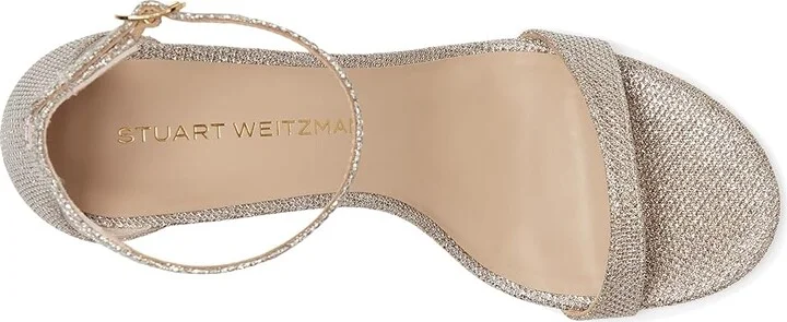 Stuart Weitzman Nudist Block 75 Women's Sandals Poudre : 6.5 M, Leather - Image 2