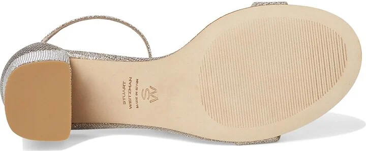 Stuart Weitzman Nudist Block 75 Women's Sandals Poudre : 6.5 M, Leather - Image 3