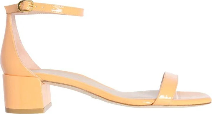 Stuart Weitzman Nudist Curve 35 Block Sandals