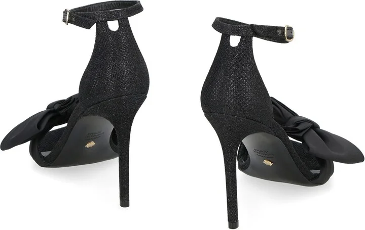 Stuart Weitzman Nudist Curve Fabric Sandals - Image 4