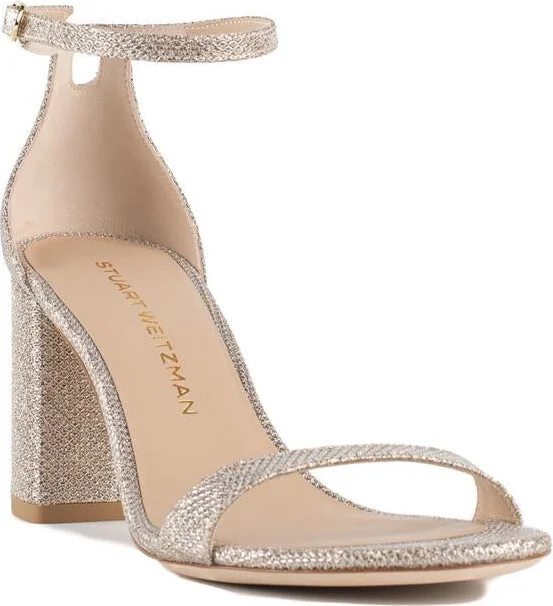 Stuart Weitzman Nudist Ii 75 Block Sandal Poudre - Image 3