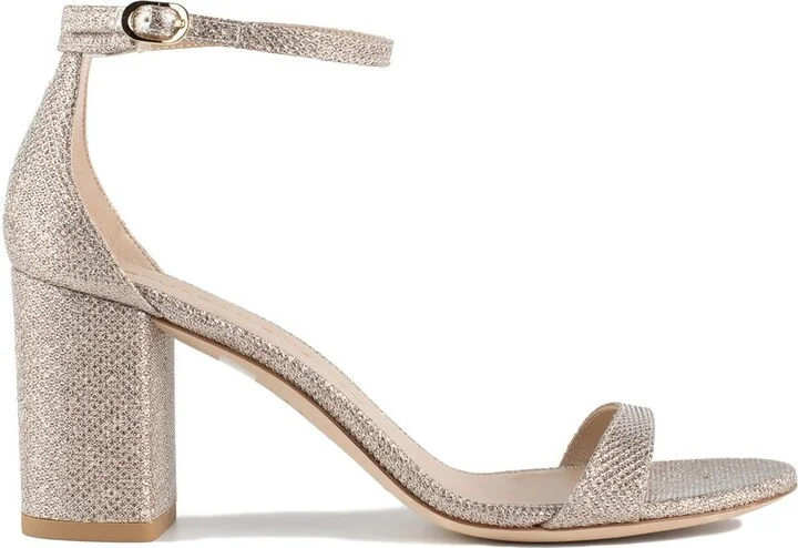 Stuart Weitzman Nudist Ii 75 Block Sandal Poudre
