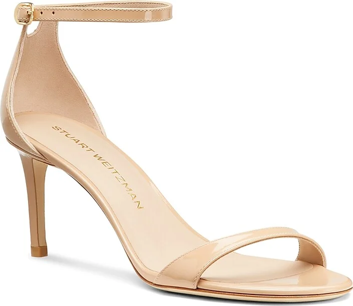 Stuart Weitzman Nudist Ii 75 Patent Leather Sandals