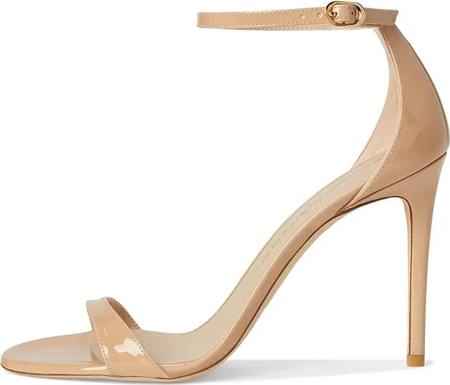 Stuart Weitzman Nudist Ii Sandal 100 Women's Sandals Adobe : 10.5 M, Leather - Image 6