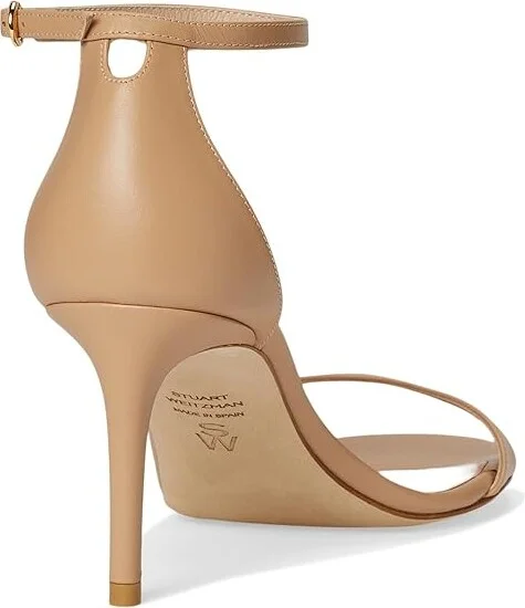Stuart Weitzman Nudist Ii Sandal 75 Women's Sandals Adobe 1 : 10.5 M, Leather - Image 4