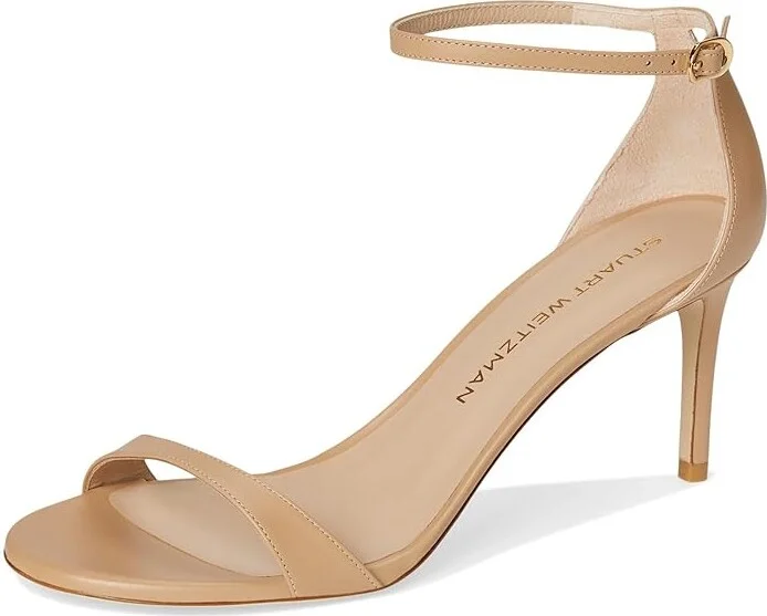 Stuart Weitzman Nudist Ii Sandal 75 Women's Sandals Adobe 1 : 10.5 M, Leather - Image 5