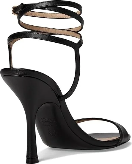 Stuart Weitzman Nudist Wrap 100 Women's Shoes Black : 7.5 M, Leather - Image 4