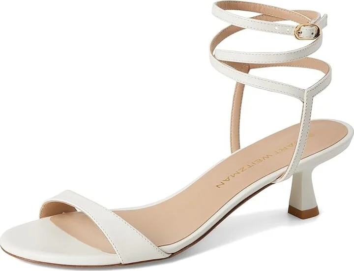 Stuart Weitzman Nudist Wrap 50 Women's Wedge Shoes Black : 5 M, Leather - Image 11