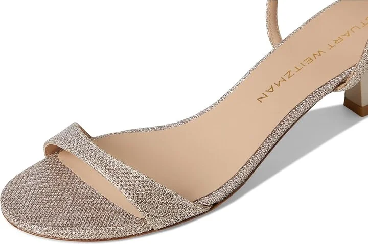Stuart Weitzman Nudist Wrap 50 Women's Wedge Shoes Poudre : 6 M, Leather - Image 7