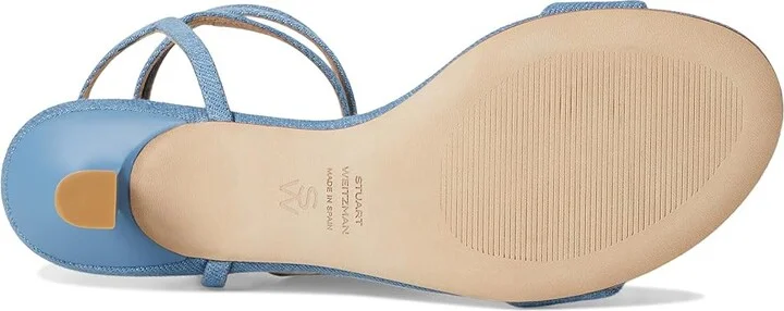 Stuart Weitzman Nudist Wrap 50 Women's Wedge Shoes Washed : 9 M, Leather - Image 3