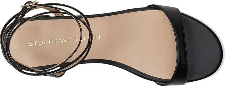 Stuart Weitzman Nudist Wrap Women's Shoes Black : 5 M, Leather - Image 2