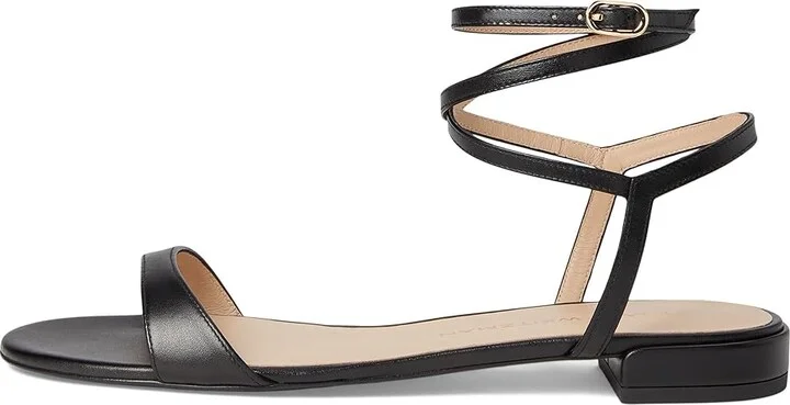 Stuart Weitzman Nudist Wrap Women's Shoes Black : 5 M, Leather - Image 6