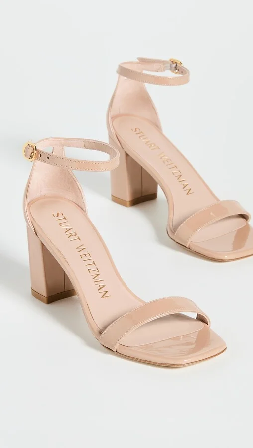 Stuart Weitzman Nudistcurve 75 Block Sandals - Image 3