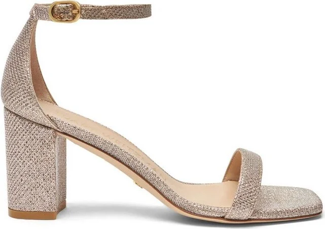 Stuart Weitzman Nudistcurve 75 Block Sandals