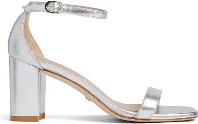 Stuart Weitzman Nudistcurve 75 Block Sandals