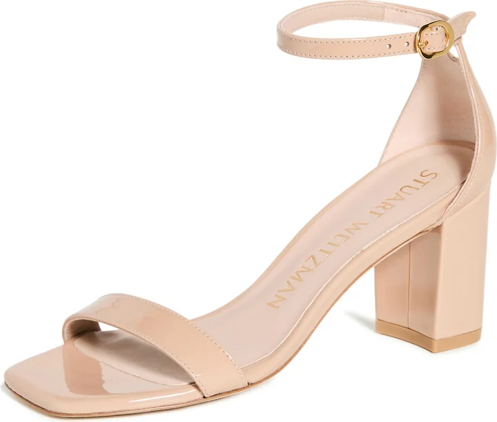 Stuart Weitzman Nudistcurve 75 Block Sandals