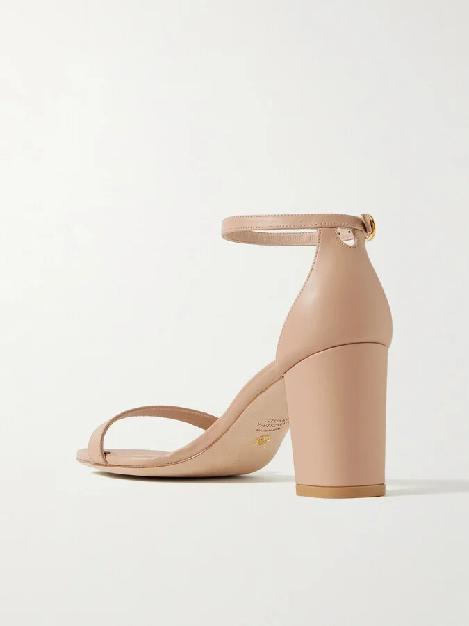 Stuart Weitzman - Nudistcurve Leather Sandals - Pink - Image 3