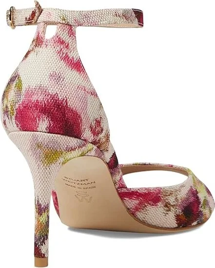 Stuart Weitzman Nudistia 75 Sandal Women's Sandals Pink : 9 M, Leather - Image 4
