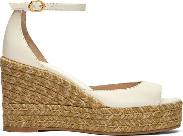 Stuart Weitzman Nudistia Espadrille Wedge Sandals