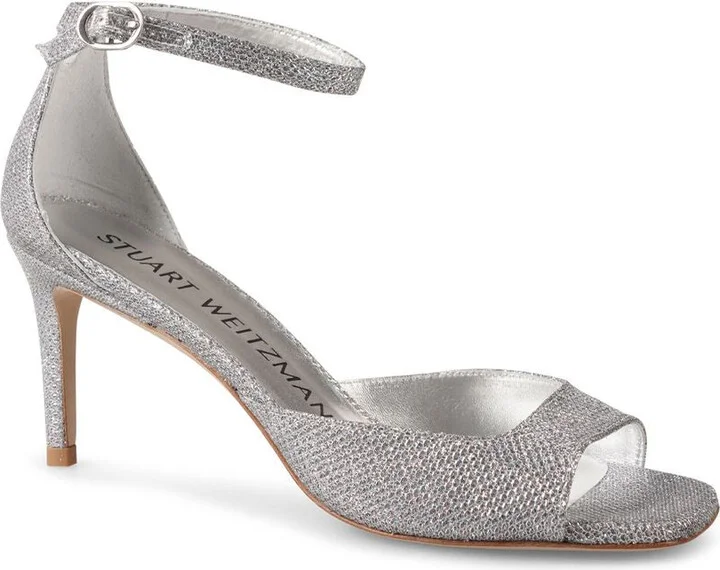 Stuart Weitzman Nudisty 75 Sandal Silver - Image 3