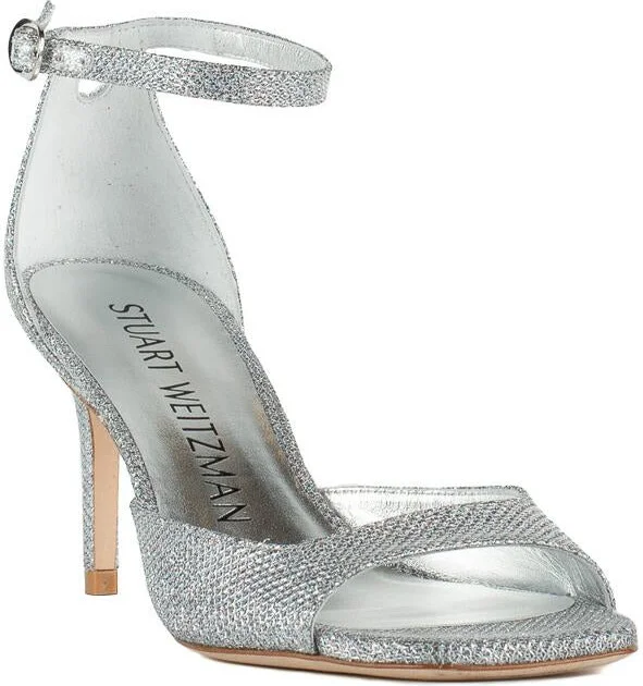 Stuart Weitzman Nudisty 75 Sandal Silver - Image 3