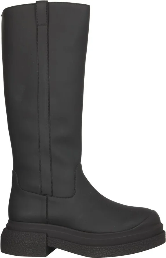 Stuart Weitzman Padlock-Detail Chunky Boots