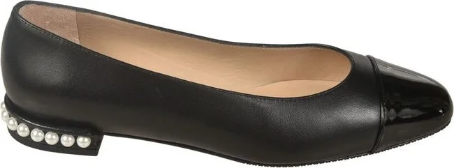 Stuart Weitzman Pearl Flat Slip-On Ballerina Shoes