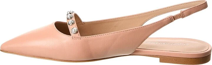 Stuart Weitzman Pearl Leather Slingback Flat - Image 2