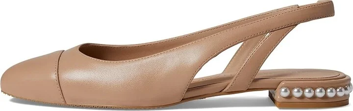 Stuart Weitzman Pearl Slingback Women's Shoes Adobe : 6 B, Leather - Image 5