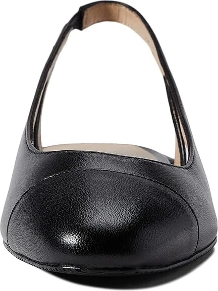 Stuart Weitzman Pearl Slingback Women's Shoes Black : 6 B, Leather - Image 2