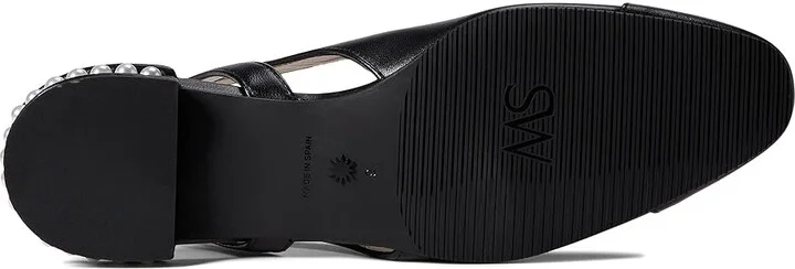 Stuart Weitzman Pearl Slingback Women's Shoes Black : 6 B, Leather - Image 3
