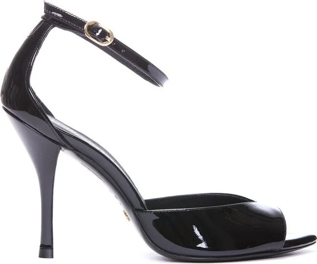 Stuart Weitzman Peep Toe Buckle-Fastened Sandals