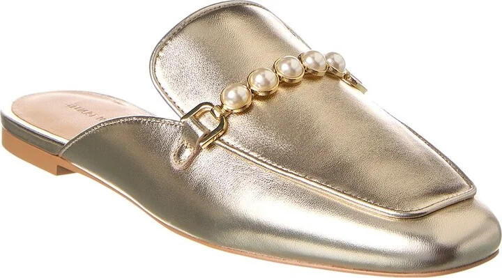 Stuart Weitzman Perla Leather Mule
